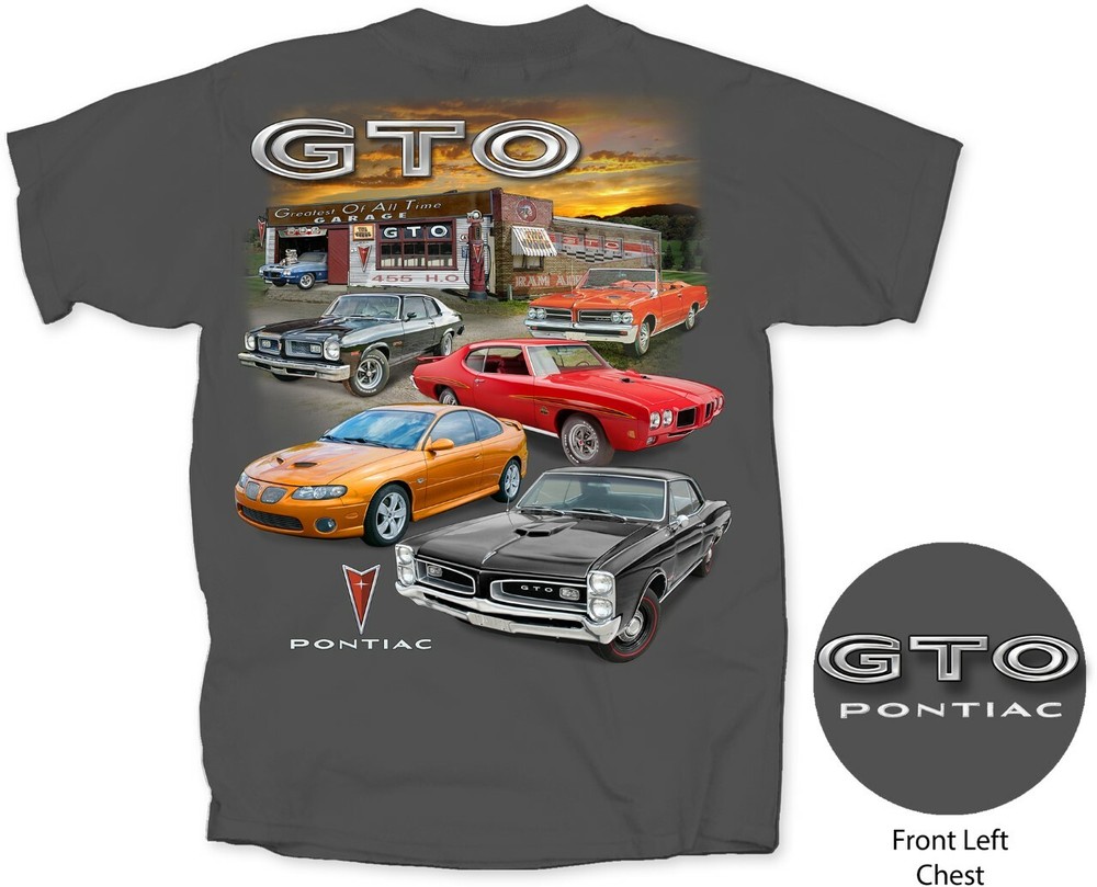 Joe Blow T’s Pontiac GTO Garage T-Shirt Judge Ram Air 1964 1966 1970 1974 Goat