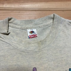 Vintage 90s USA Body Building Stock Pelican Lake Test Print AOP Shirt Size Large
