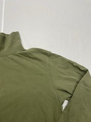Carhartt Mens Army Green Turtleneck Long Sleeve Shirt Relaxed Fit Large