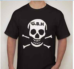 CHARGED GBH Skull Punk rock hardcore thrash band T shirt tee all sizes and color