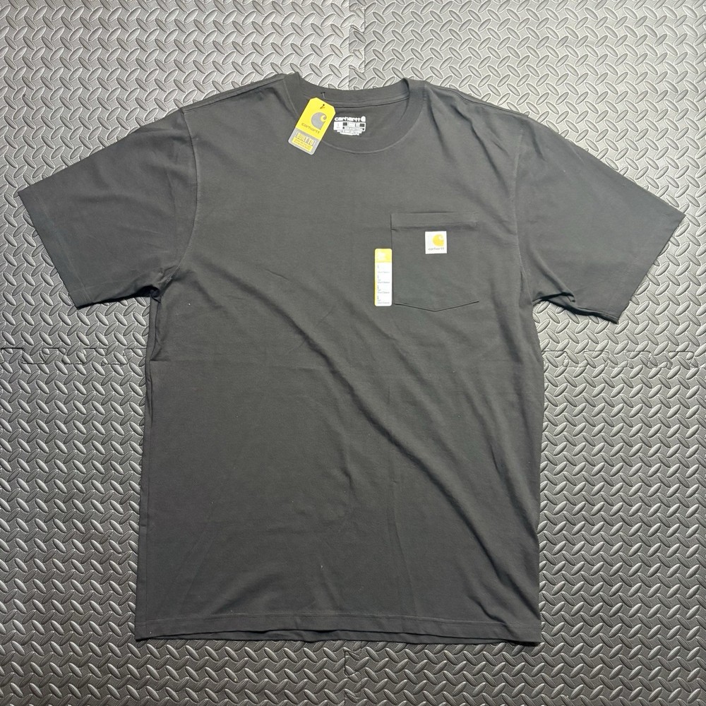 Carhartt Men’s K87 Workwear Pocket Short Sleeve T-Shirt – Black Large – NWT