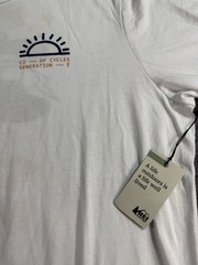 REI Co‑op Unisex T‑Shirt – Size L – White – Outdoor / Biking – NWT