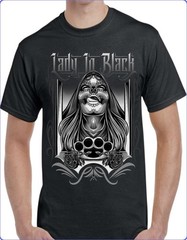 Tattoo Graphic Black Men’s T-Shirt Small To 3X-Large Style #7
