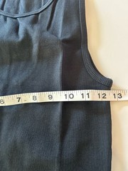 Ekko Beater Men’s Solid Ribbed Comfort Core Beater Tank Top Black Size Size XL