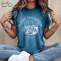 Gaspé Peninsula Shirt Travel Gift for Canada Trip Lovers Souvenir Tee