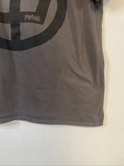 Prong Band t-Shirt XL gray Graphic Metal Rock Logo Snap Record