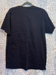 Prince Purple Rain Band Graphic T-Shirt Black Short Sleeve Crew Neck Size L