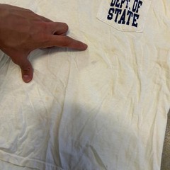 vintage 80’s single stitch department of state shirt
