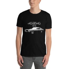 1971 Chevelle 454 SS Muscle Car Collector Cars Owner Gift Short-Sleeve T-Shirt