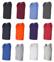 GILDAN Mens NEW Size S-XL 2XL Ultra Cotton Tank Top Muscle Sports T-Shirt g2200