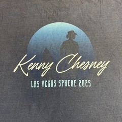 Kenny Chesney T-Shirt Concert Las Vegas Sphere Country Music XL Tour 2025 NEW