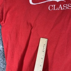 Delta Pro Weight Shirt Mens M Red Chica Co Classic Graphic Tee Preshrunk Cotton