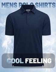 Men’s Casual Polo Shirts Buttons Short Sleeve Outdoor Sport Golf Tops Quick Dry