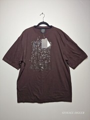 Mecca Apparel T-Shirt Mens 2XL Brown Cotton Mythological Graphic Print Crew Neck