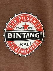 Bintang Bali Pilsner Beer Shirt Men’s L Brown Dad Bar Trip Hippie Travel
