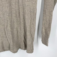 Jachs Shirt Mens XL Extra Large Long Sleeve Thermal Waffle Casual Sleep Brown