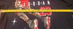 AIR JORDAN Black Long Sleeve Digital Pixels Of MJ In Air T-Shirt Size XXL#23