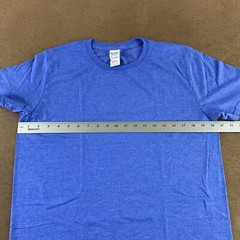 Gildan Men’s Size Medium Blue Softstyle Short Sleeve T-Shirt New