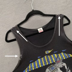 Vtg 80s 90s Punahou School Carnival Tank Top Mens XL Black Hawaii Graphic Tee