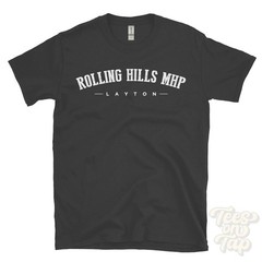 ROLLING HILLS MHP LAYTON T-SHIRT USA retro varsity style gift