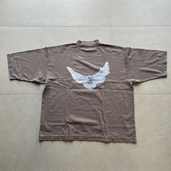Yeezy Gap Engineered By Balenciaga Dove 3/4 Sleeve T-Shirt Beige 469669-00