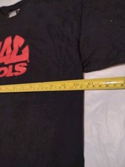 Mac Tools Official T Shirt_ Mint Cond_ Size Large _ Black w/ Red Logo on Front