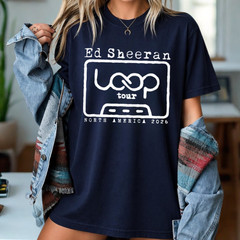 Ed Sheeran Loop Tour 2026 Shirt, Retro Cassette Concert Fan Gift Tee