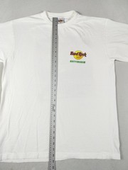 Vintage Hard Rock Cafe Nottingham Shirt Mens Large White Archer Graphic Tee UK