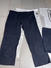 4PC Set ¥$ Kanye West Ye Ty Dolla Vultures White ShortSleeve Pants Shorts Sz ”1”