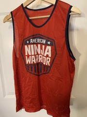American Ninja Warrior tank top red size approx. M