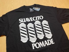 Suavecito Pomade NEW XL T-Shirt Barber Shop Made USA Hair Suave Pole Light