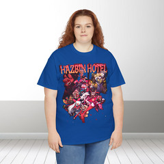 Hazbin Hotel Character Print Poster Style T-Shirt Unisex Gildan Cotton Tee
