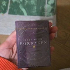 Officially Licensed Destiny T-Shirt Gray M Destiny 2: Forsaken playing cards