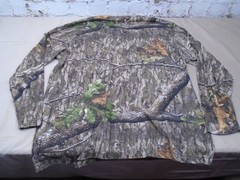 Mens Moasy Oak Country Roots Camo T Shirt Long Sleeve Hunting Outdoor Size 3XL