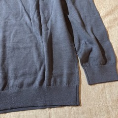 Extra Fine Merino Wool Polo In AirfoceBlue XL-Brand Tailored Athlete