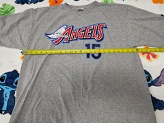 Starter Men’s XLg T-Shirt Angels #15 Salmon 1998