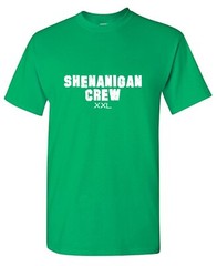 Shenanigan Crew Sarcastic Humor Graphic Tee Gift Men Novelty Funny T Shirt