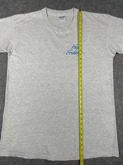Vtg Fast Fridays Speedway Motorcycle Racing T-Shirt Mens XL Gray Made In USA