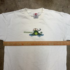 Vintage TYR Chlorine Tester Shirt Size Large Swimming Lizard 2000s 90s