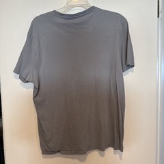 New Look Mens Gray Crew Neck Short Sleeve T-Shirt Size Large after Wash = Medium