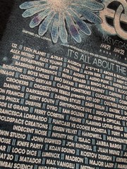EDC Las Vegas concert T-shirt 2013 Electric Daisy Carnival Size 2XL Black U2 XXL