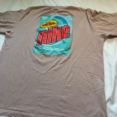 Nike Mens Large Pink Kicks So Clean Ultra Drip Graphic Loose Fit Crewneck