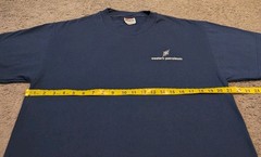 Vintage Hanes Heavyweight 50/50 Western Petroleum Blue T-Shirt Men’s L