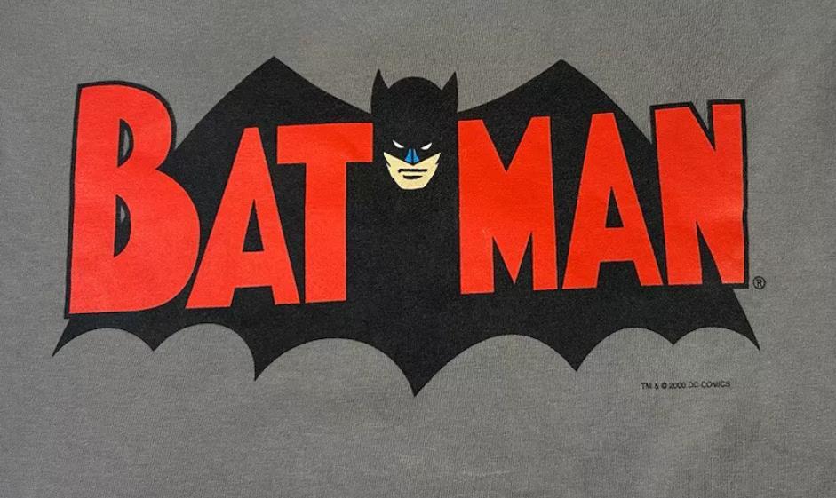 2000 Vintage Batman T Shirt DC Comics Animated Graphitti Designs L Large NEW