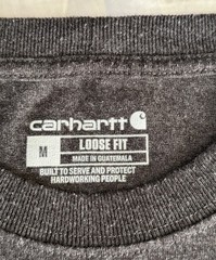 Carhartt Men’s Loose Fit Long Sleeve Logo Pullover Shirt Size M Carbon Heather