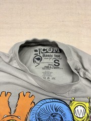 Vintage Volcom Mens Size Small Gray Graphic T Shirt Vibrant Monster Design