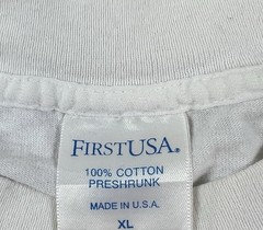 Vintage 90s Cheyenne Outfitters First USA Cowboy Horse Western White T Shirt XL