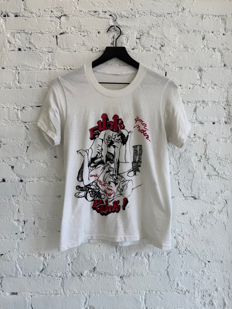 1980s SEDITIONARIES “FU CK PUNK” T-shirt All Size