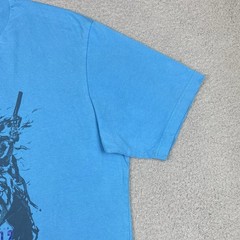 Uniqlo Metal Gear Solid 2 T Shirt Men’s Size L Blue Sons of Liberty *Flaws*