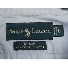 Ralph Lauren 90s Long Sleeve Button Down Cotton Shirt Men’s L Japan